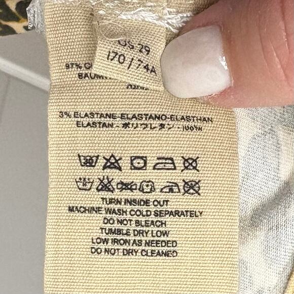 We The Free People Jeans, Leopard Skinny Cropped, Women's Size 29 - Picture 5 of 6